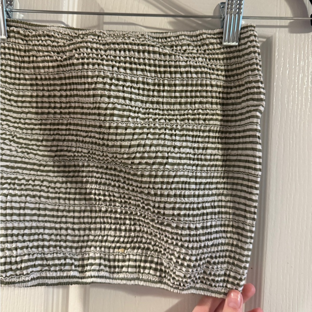 Donni striped tube top